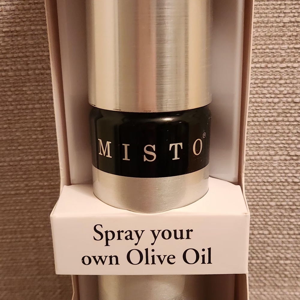 Silver and Black Olive Oil Sprayer